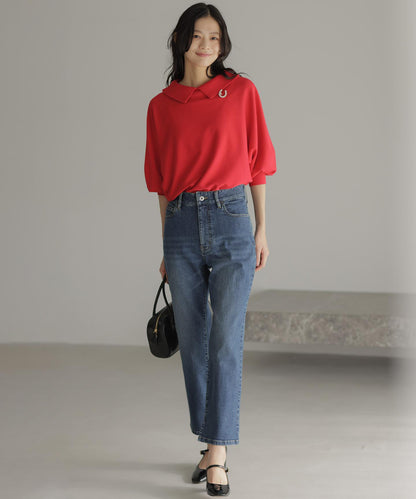 ミッドデニム パンツ