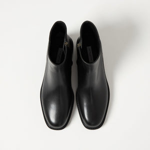 レザー ショートブーツ