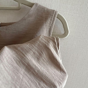 ノースリ ワイドスラックスセットアップ