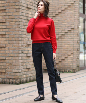 【WEB限定】大人フィットな脚長スリムストレート