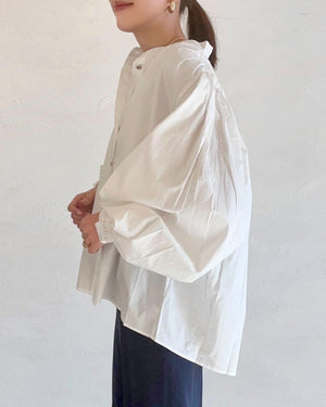 ハートボタンシャツ