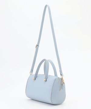 メタルアクセント ボストンバッグ