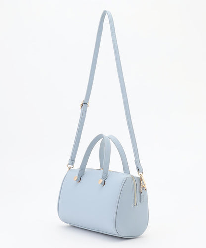 メタルアクセント ボストンバッグ