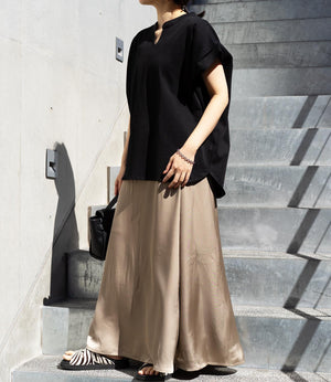 スタイルカバーキーネックカットソー