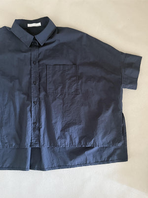 cropped relax shirt refine