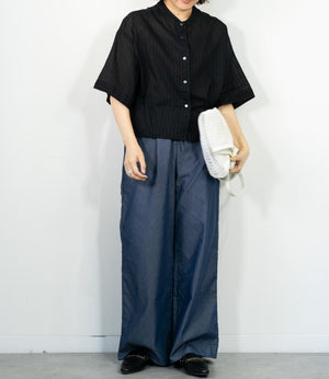 デニムライクイージーパンツ