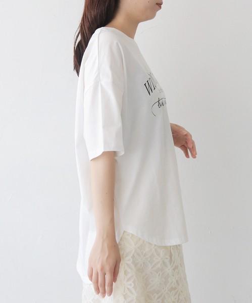 【接触冷感】エレガンスロゴTシャツ