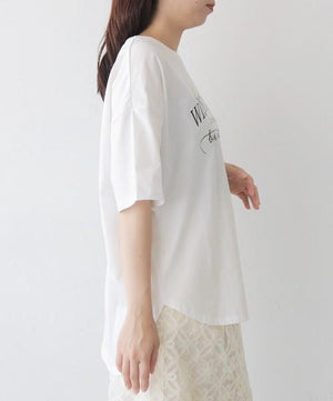 【接触冷感】エレガンスロゴTシャツ