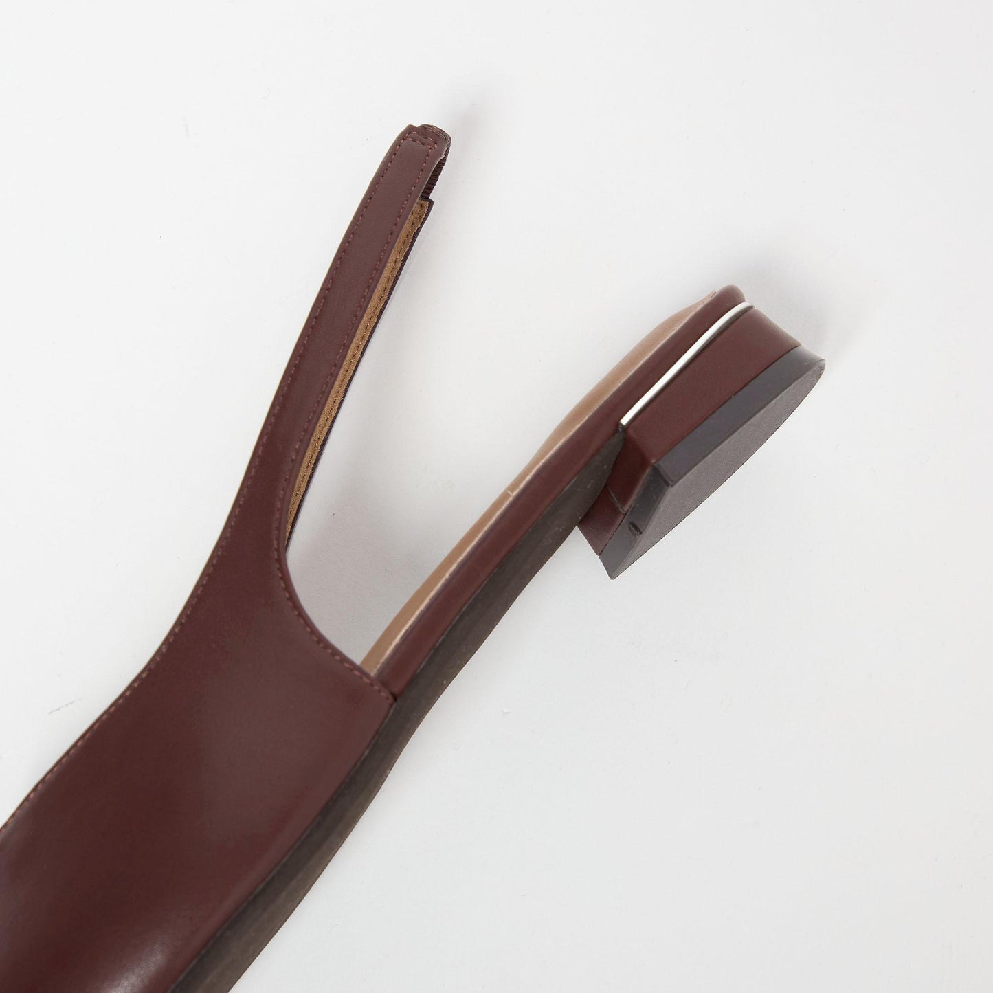 ポインテッド Vカットバー スリングバックシューズ / サンダル / パンプス