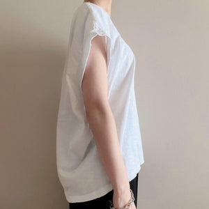 キャップスリーブボックスTシャツ