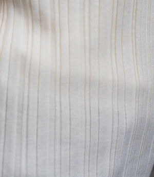 バイカラーシアースリーブスリムニット