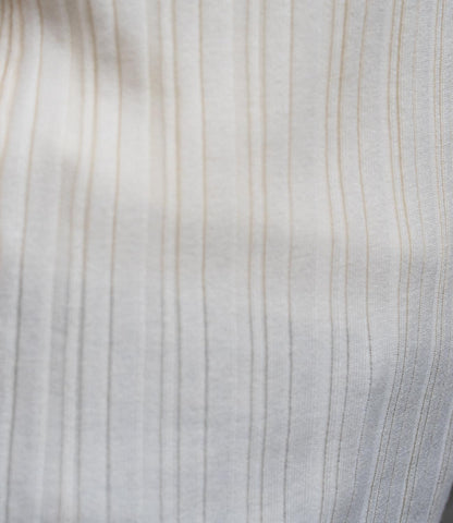 バイカラーシアースリーブスリムニット