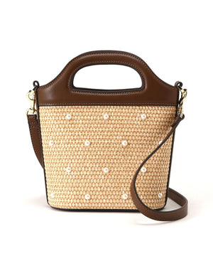 PPパールドットショルダーバッグ