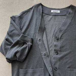 コットンジャージーオーバーカーディガン