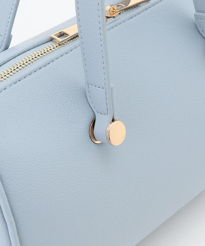 メタルアクセント ボストンバッグ