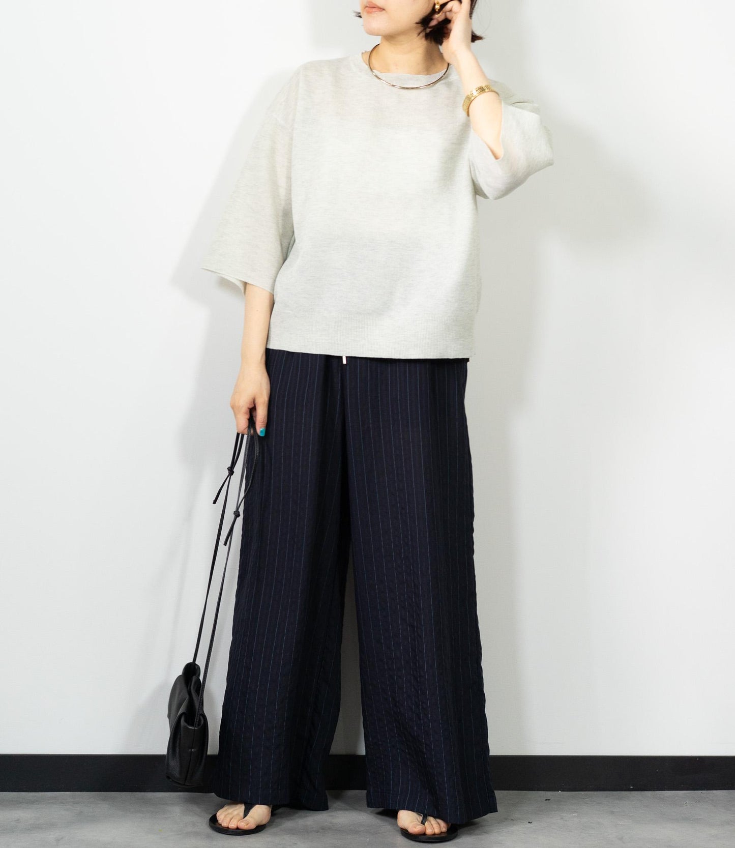ラメニットTシャツ