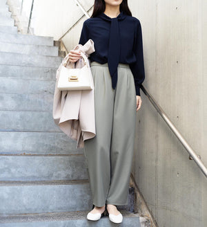 ツータックカーブパンツ