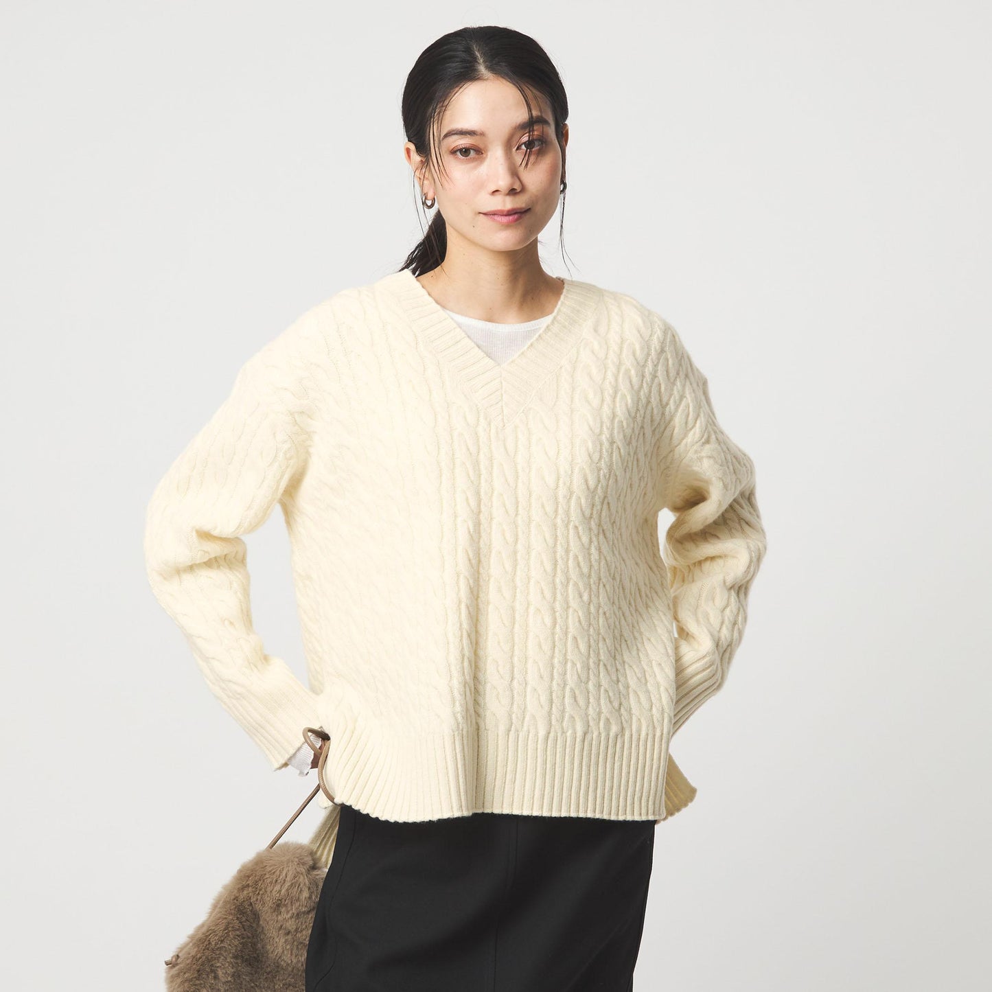 ゴールバーン Vネック ニット プルオーバー