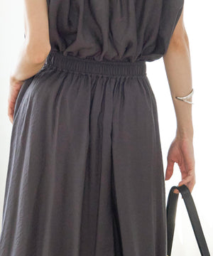 ヴィンテージシアー ギャザーワイドパンツ