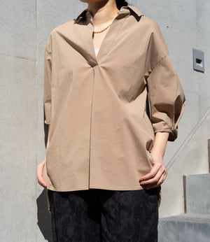 オーバーサイズスキッパーシャツ