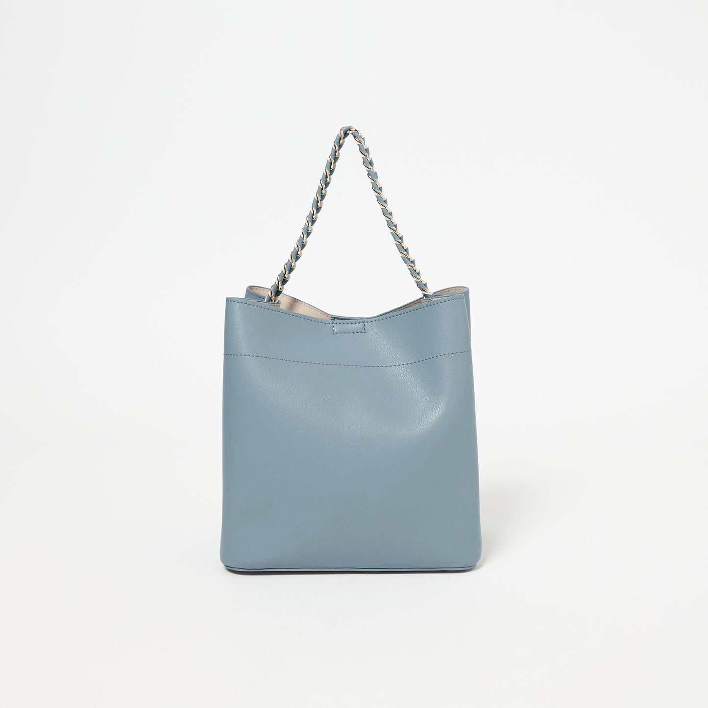 チェーンハンドル 2WAY スクエアバッグ ショルダーバッグ