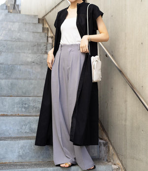 コットンロングワンピース