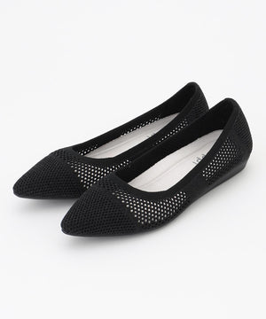 パターンメッシュ パンプス