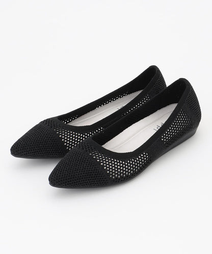 パターンメッシュ パンプス