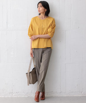 スムースデザイン パフスリーブ カットソー