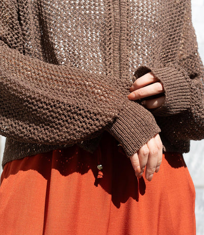 ダブルジップメッシュラメカーデブルゾン