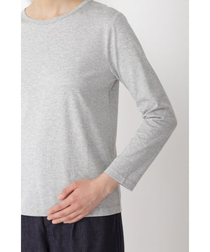 ５０／２オーガニック綿天竺プルオーバー