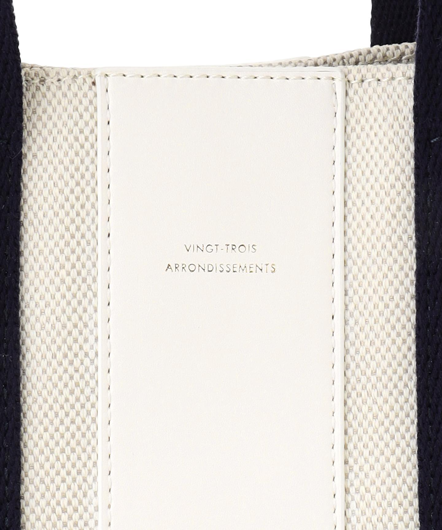 ストライプキャンバス トートバッグ