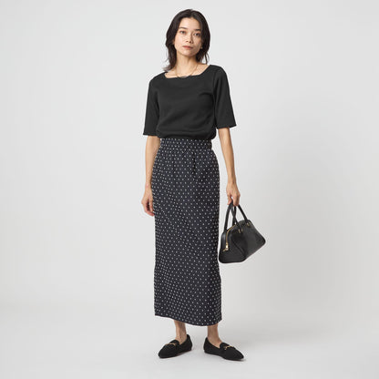 ニットライク スクエアネック カットソー