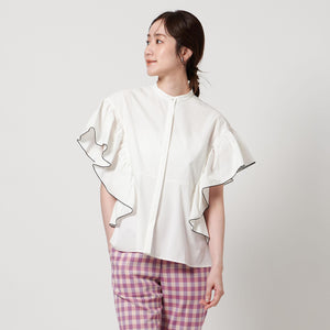 イージー フレアスリーブ ブラウス ‐撥水・UVカット・防シワ‐