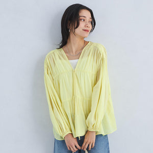 【結論シリーズ】全方位映えギャザーブラウス