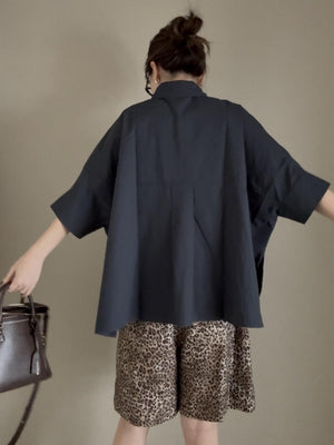 cropped relax shirt refine