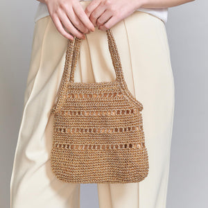 メタリックコード ミニ トートバッグ