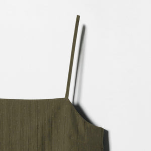 ポリエステルジャガード レイヤードキャミソール