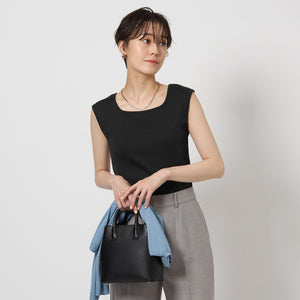 ブライトリブ フレンチスリーブ プルオーバー カットソー -制菌-