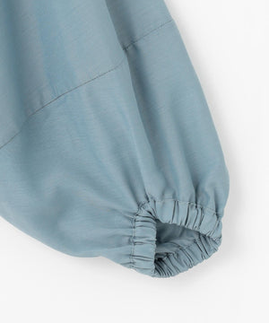 シアーテックリネンギャザーブラウス