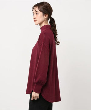 ハイネックニットソートップス