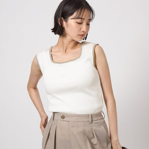 ブライトリブ フレンチスリーブ プルオーバー カットソー -制菌-