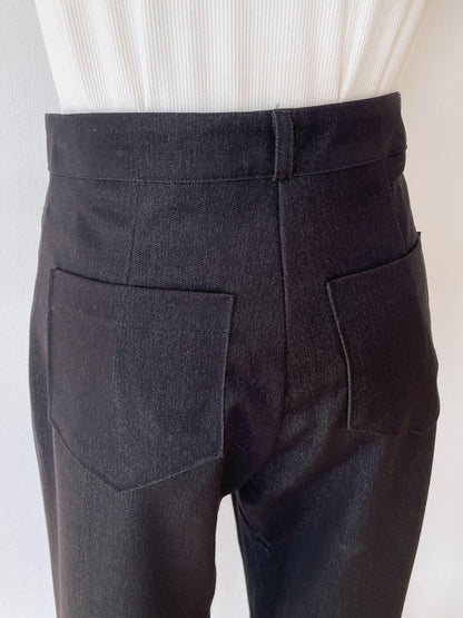 スパンデックスデニムライクパンツ