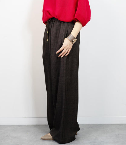 グレンチェックダイージーパンツ