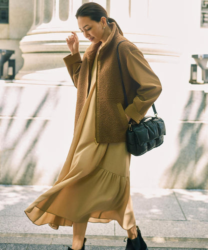 パディングPU2WAYクラッチ バッグ