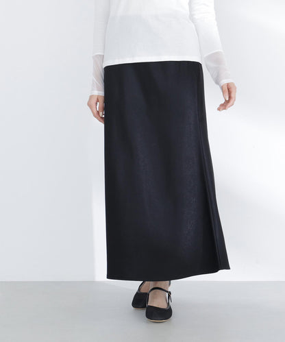 バイアスサテンナロースカート