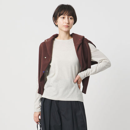 ラメ テンジク ロングスリーブ カットソー