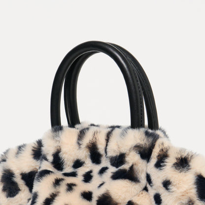 フェイクファー2WAY トートバッグ / ショルダーバッグ