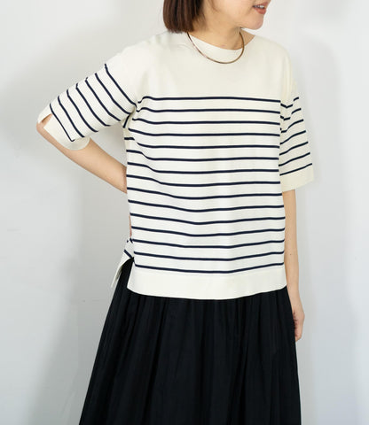 ハーフスリーブニット