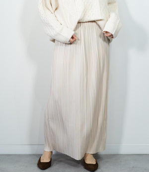 ストレートプリーツスカート